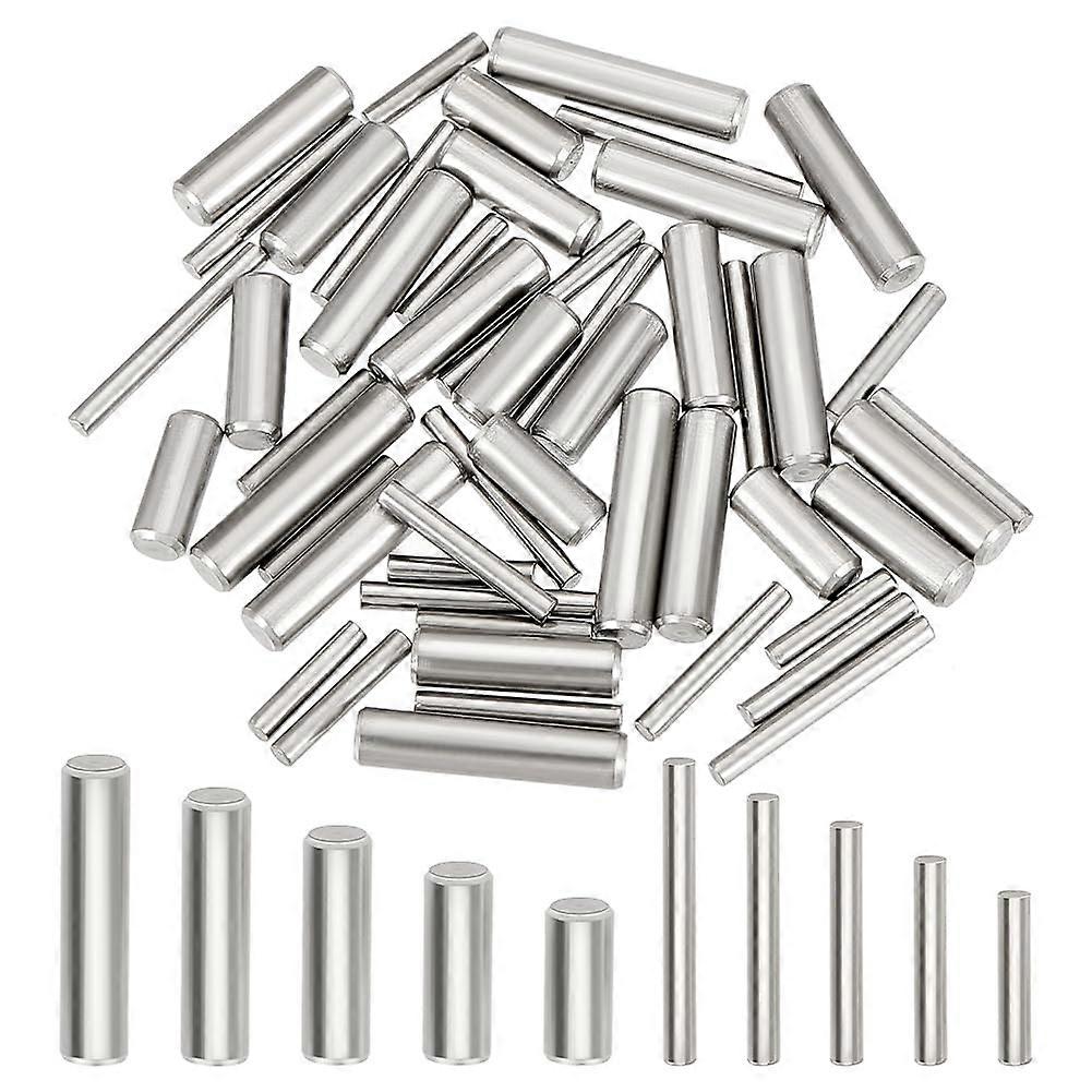 100 Pcs M2 M4 304 Stainless Steel Dowel Pins 10 Sizes Dowel Pin Shelf Support Peg Pin Shelf Pegs Pin Rod Fastener Elements