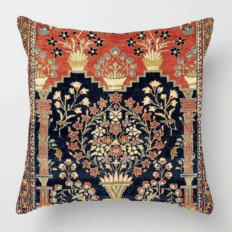 Turkish Middle Eastern Style Sofa Polyester Printed Cushion Cover Pillowcase Home Decor Design 389