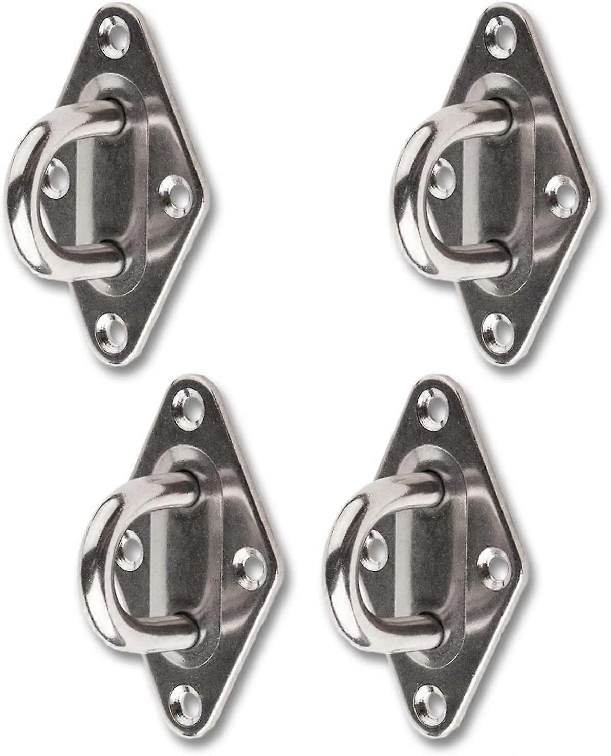 Awning Accessory Set 4x Wall Bracket Stainless Steel V2A Fixing Tool for Sun Shade Sail