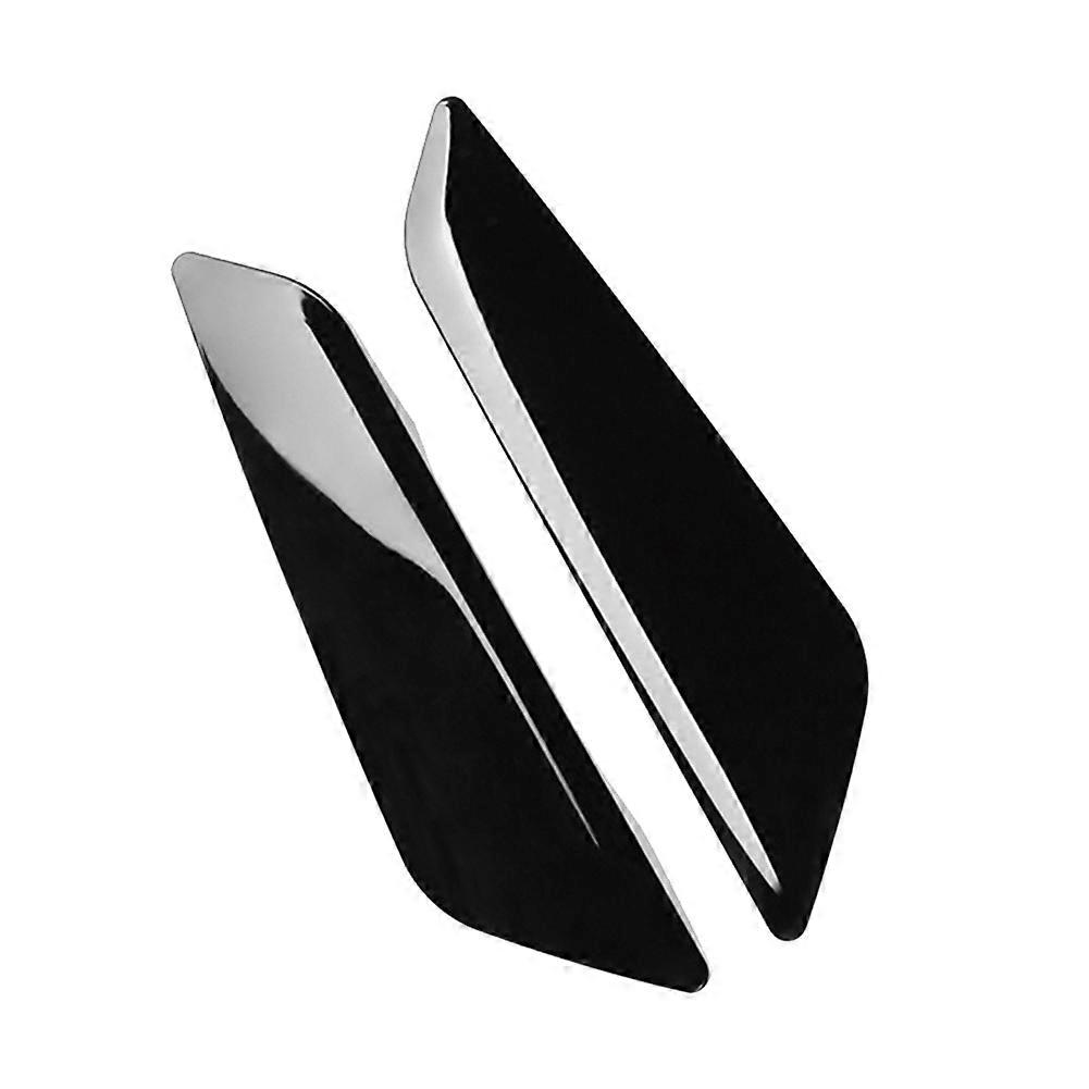 1Pair Side Wing Air Flow Intake Cover Trim for 5 Series G30 G31 2018-2023 Styling Side Wing Decor Hood Bright black