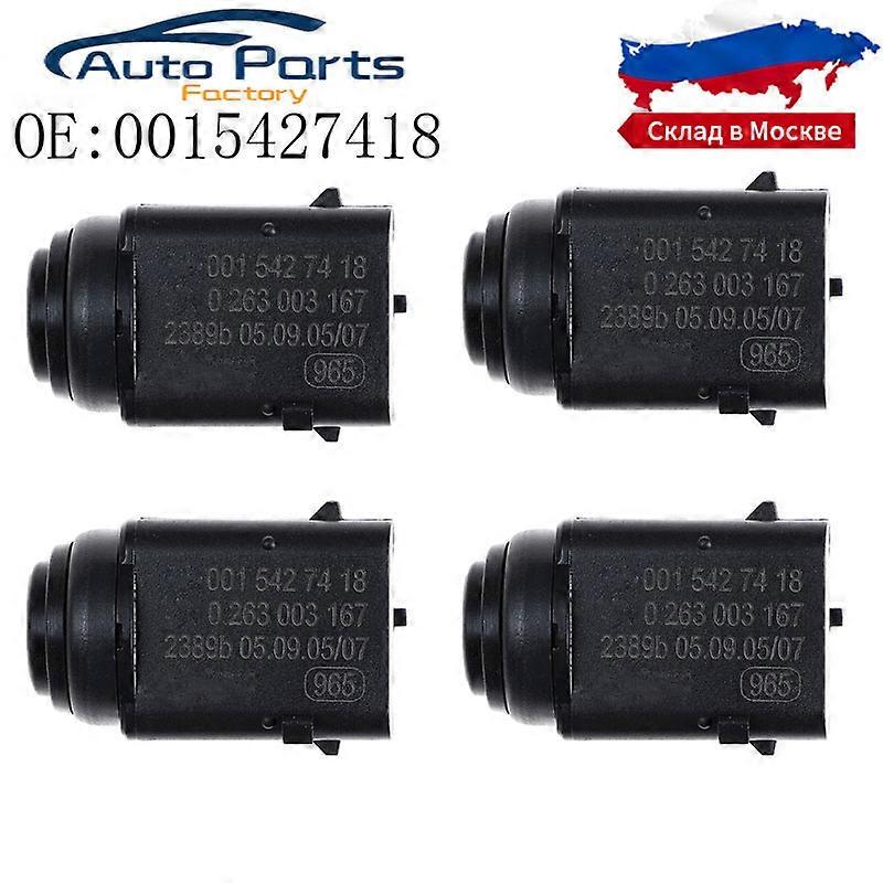 4 PCS Parking Distance PDC Sensor For Mercedes W203 W209 W210 W211 W220 W163 W168 W215 W 251 S203 C203 0015427418 0263003167