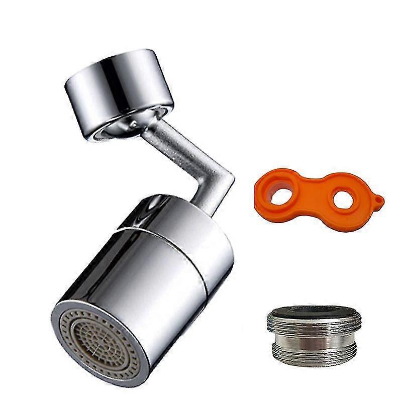 Universal anti-splash faucet filter, 720 rotatable spray head made of durable copper and ABS, oxygen-enriched foam, 4-layer mesh filter