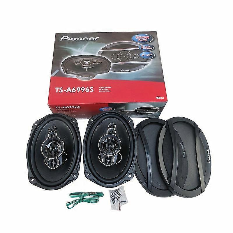 2pcs 1000W MAX 5-Way 6X9 Inch Car HiFi Coaxial Speakers, Aluminum Alloy Auto Audio Music Stereo Subwoofer Full Range Frequency with Room Electrical/Ha