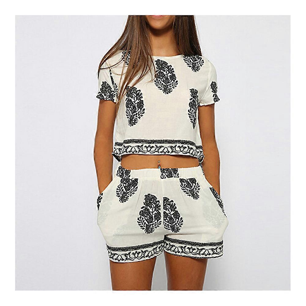 Positioning Printing Midriff Sexy Fashionable Suit