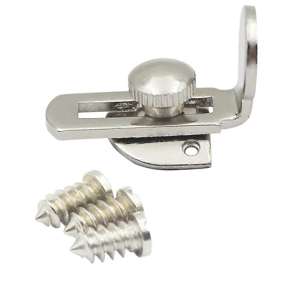 Clarinet Instrument Thumb Rest - Silver Plated Brass with Included Screws for Pro and DIY Easy Mounting
