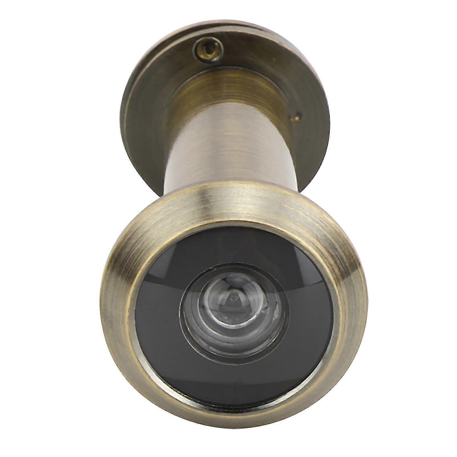 Anti Theft 220 Degree Viewing Angle Safety Door Viewer with Back Cover for Home Use(Bronze Color )