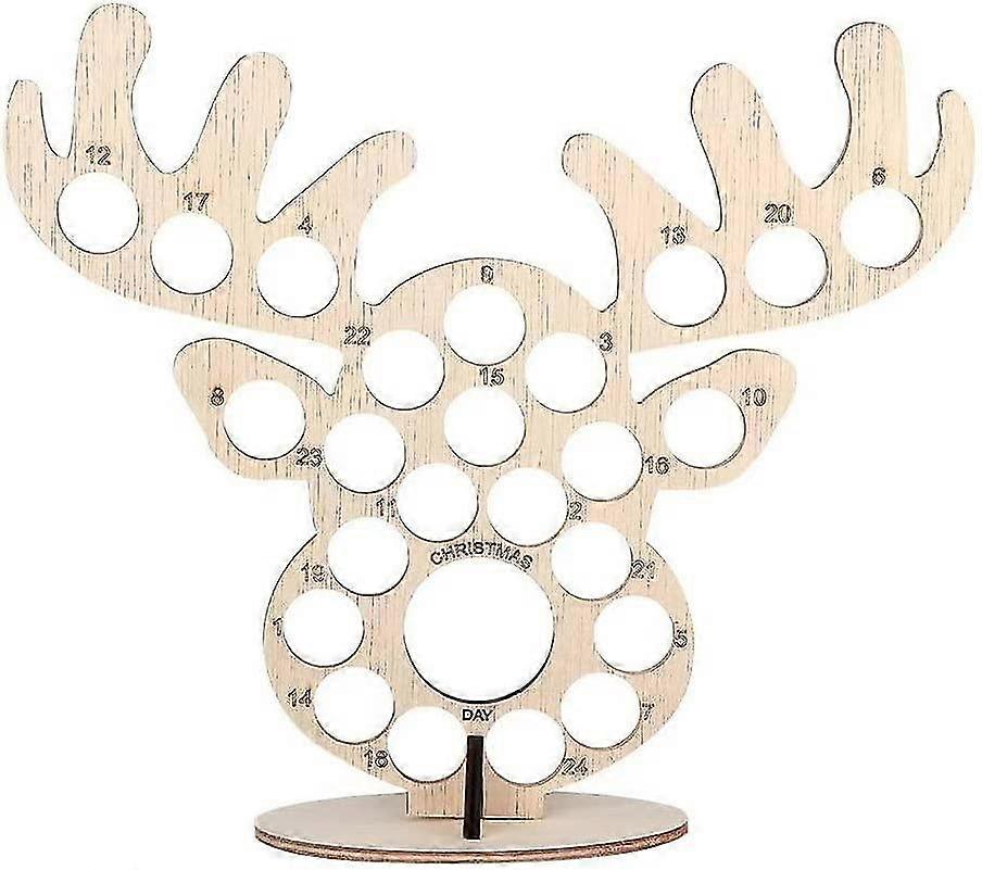 Christmas Countdown Calendar Wooden Chocolate Frame Advent Calendar Xmas Decoration Christmas Ornaments