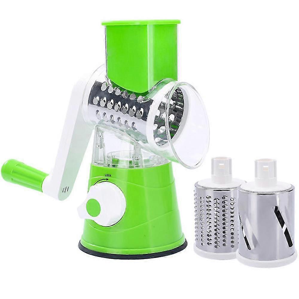 , Küche Mandoline Gemüse Slicer, Einfach zu reinigen Rotary Reibe Slicer für Obst, Gemüse