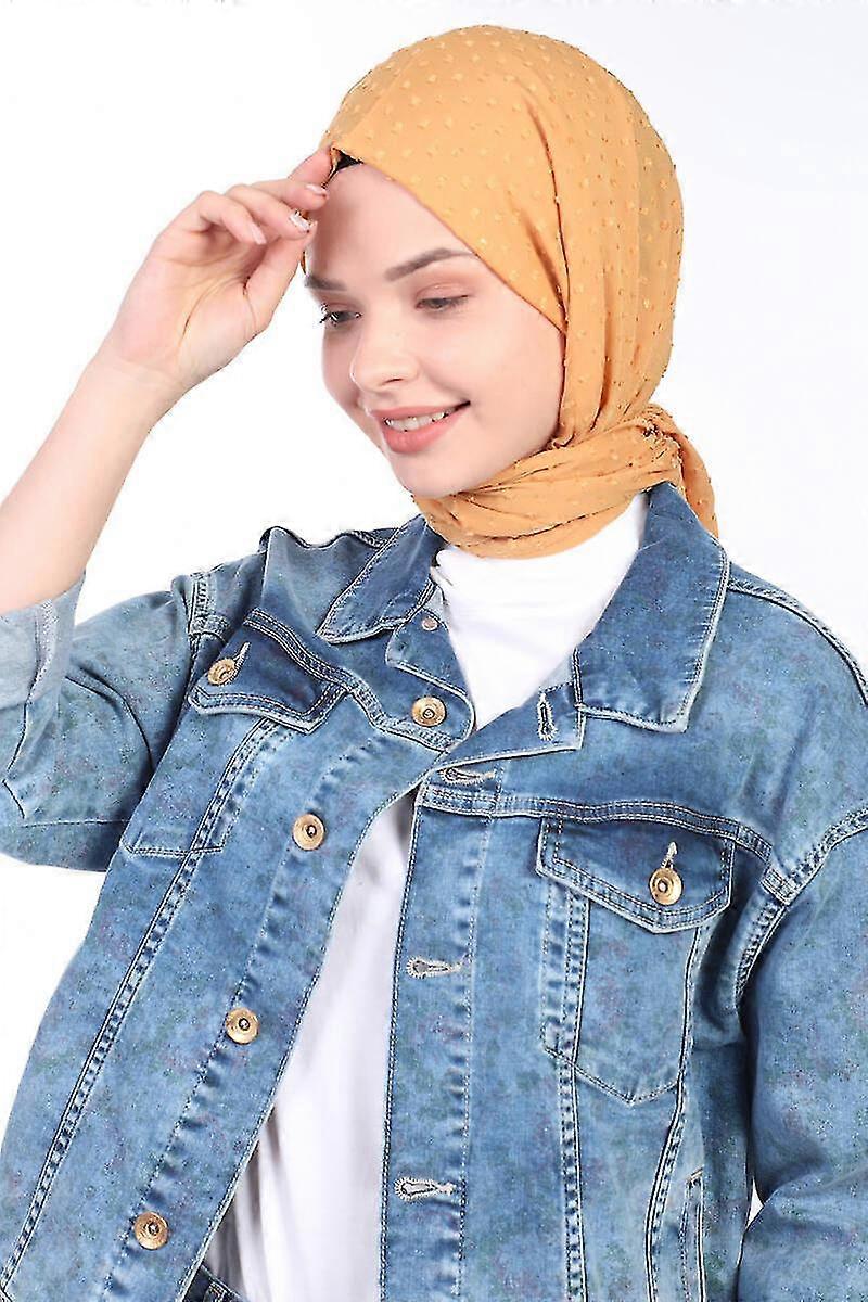 Miray Ptpit Chiffon Châle Or