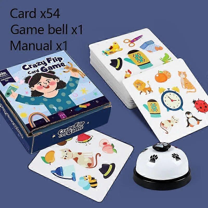 Early Educational Memory Card Animal Traffic Cognition Game Toys Children's Focus and Reaction Training Parent-child Interactive