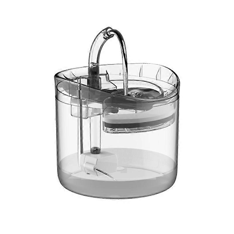 Drinking Fountain for Cat and Dog, Silent and Transparent Drinking Fountain for Dog with Super Pump, Drinking Fountain with Filter Faucet, Drinking Fo