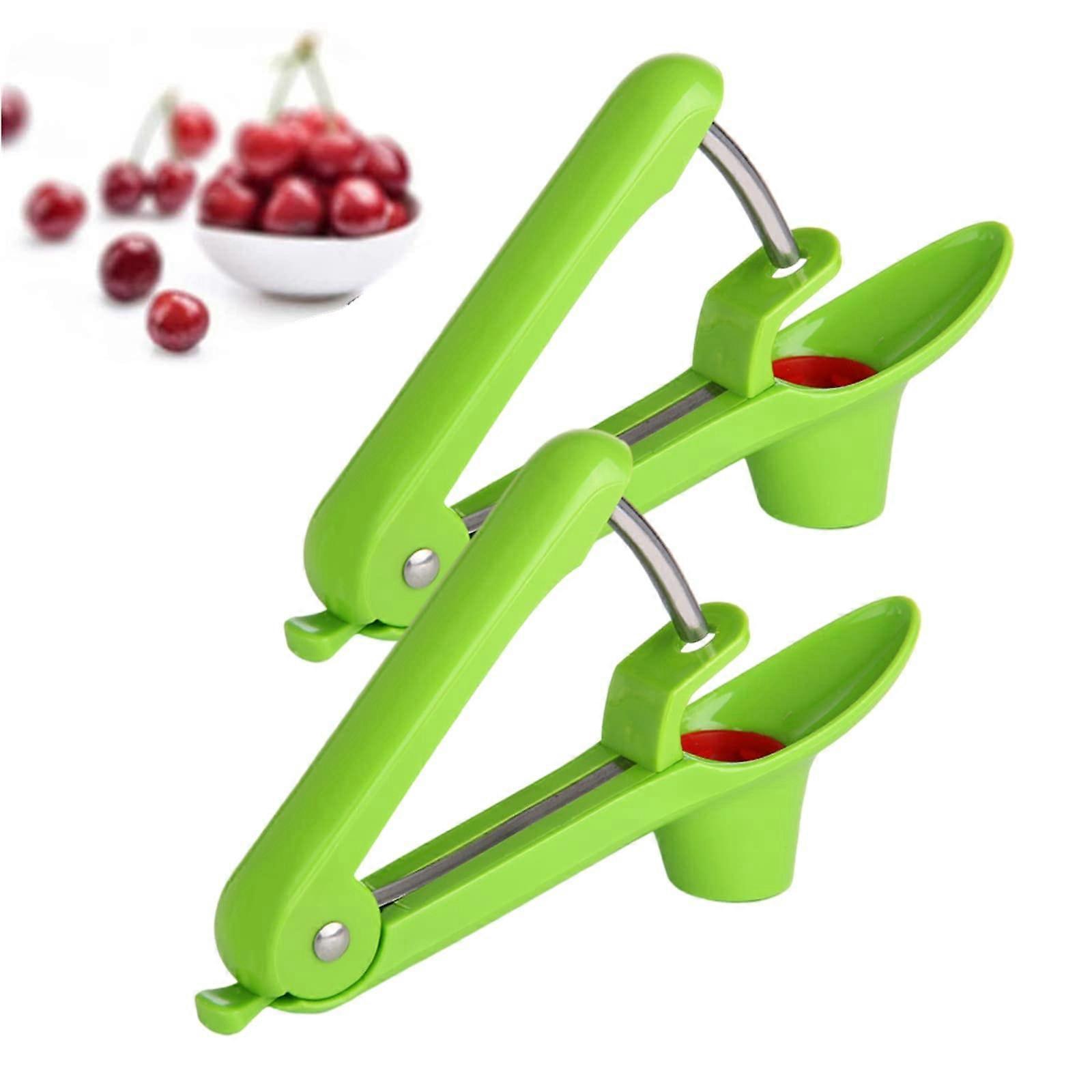 2pcs Cherry Pitter Tool, Cherry Pitter Remover Cherry Stoner, Multi-Function Fruit Corer and Pitter Remover, Cherry Corer Pitter Tool for Cherries Jam