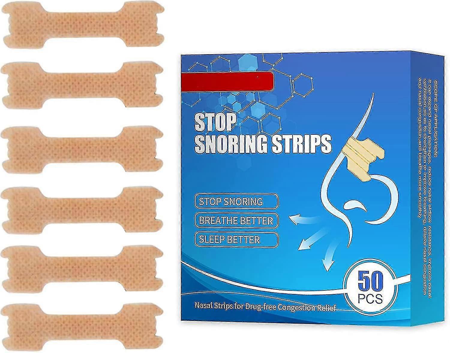 Medium-nasal Anti Snore-no Snore Anti Snore Nose Patches For Better Breathing-sleep Breathe Aid Sleep Right-MXBC