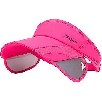 Zomer zonneklep hoed - vrouwen verstelbare golf cap met intrekbare rand, Uv-bescherming strand / tennis sport hoed