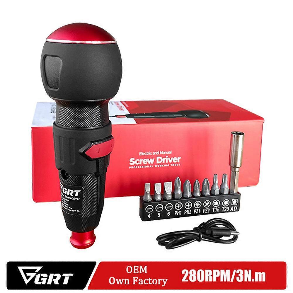 Mini Precision Screwdriver 3.6V USB Charging Super Torque Electric Drill Screwdriver Can Manually LED Light Electric Tool