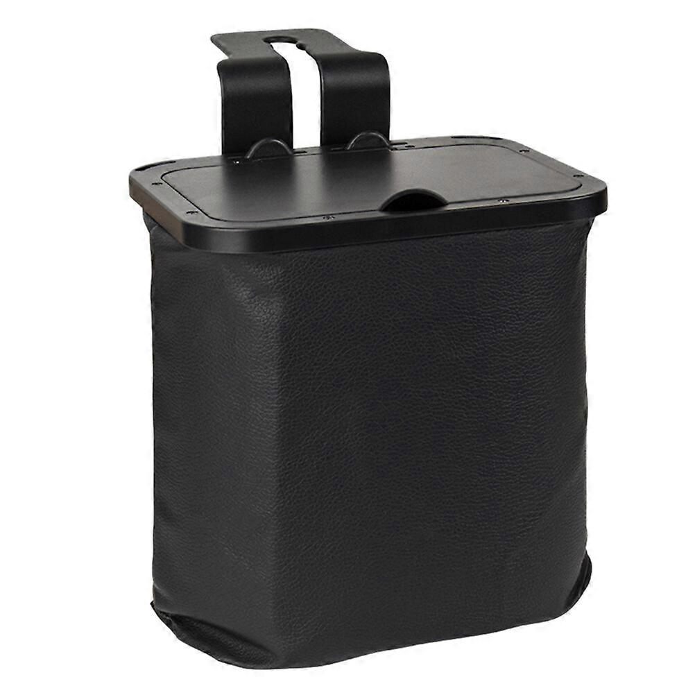 1 Set Practical Car Trash Bin Durable Headrest Trash Can Hanging Car Trash Can