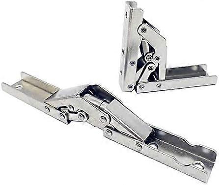 2Pcs Trapdoor Hinges, Hidden Doors, Piano Hinges, Folding Cabinet Doors, Wardrobe Doors, Clamshell Support Hinges