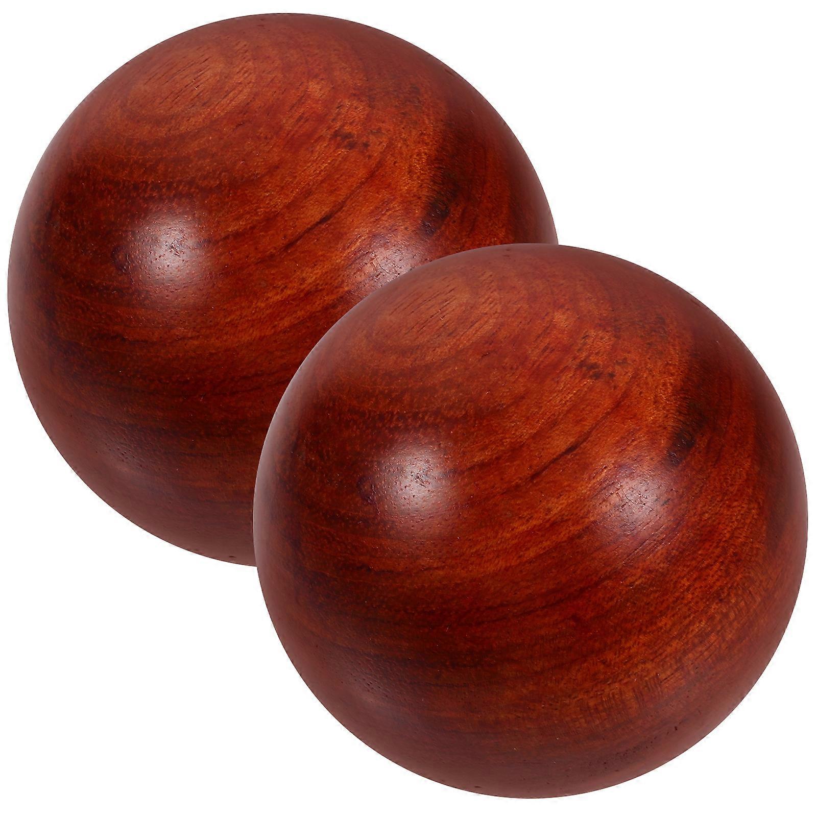 2 Pcs Hand Exercise Balls Hand Balls Baoding Balls No Chime Rolling Hand Ball