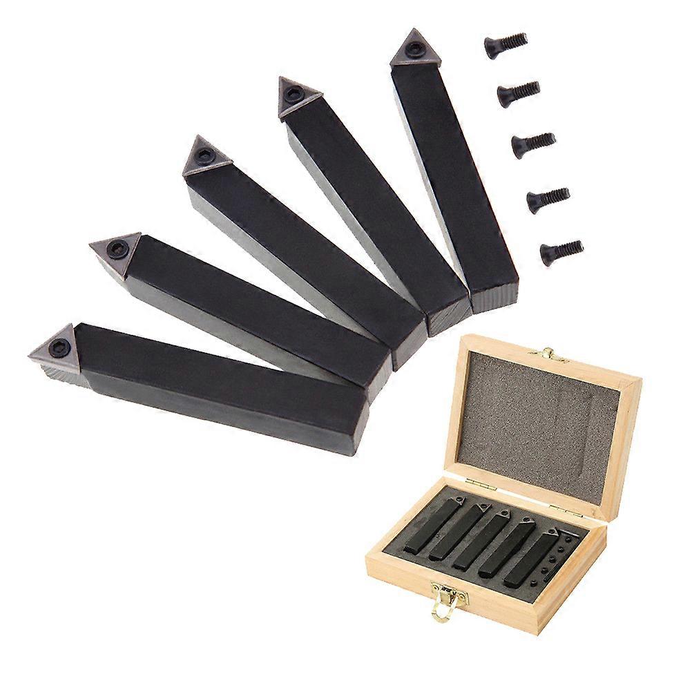5 PCS Carbide Chamfering Set Boring Bar Lathe Carbide Facing Tool Lathe Tools Lathe Boring Tool
