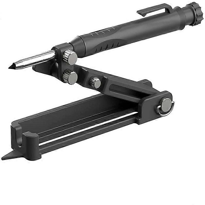 Multi-Function Scribing Tool Multi-Purpose Scribing Tool Construction Pencil Wood Scribing Tool Measuring Tool Linear Arc Plotter Woodworking Use Scri