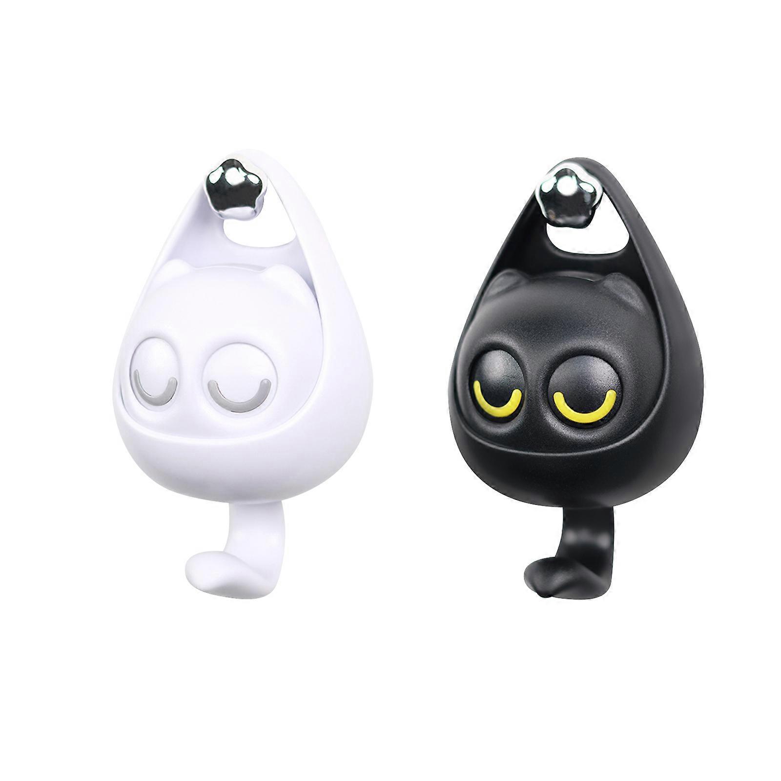 New Arrived Pack of 2 Creative Cute Wink Cat Hooks, Wall Hooks with Winking Cat, Hooks Self-Adhesive Coat Hooks, Towel Hooks, Multifunctional Adhesive