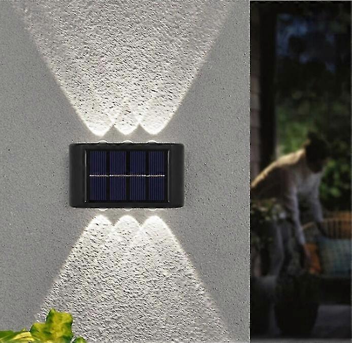 Napelemes fali lámpák le led lámpák, vízálló kültéri lámpák házhoz