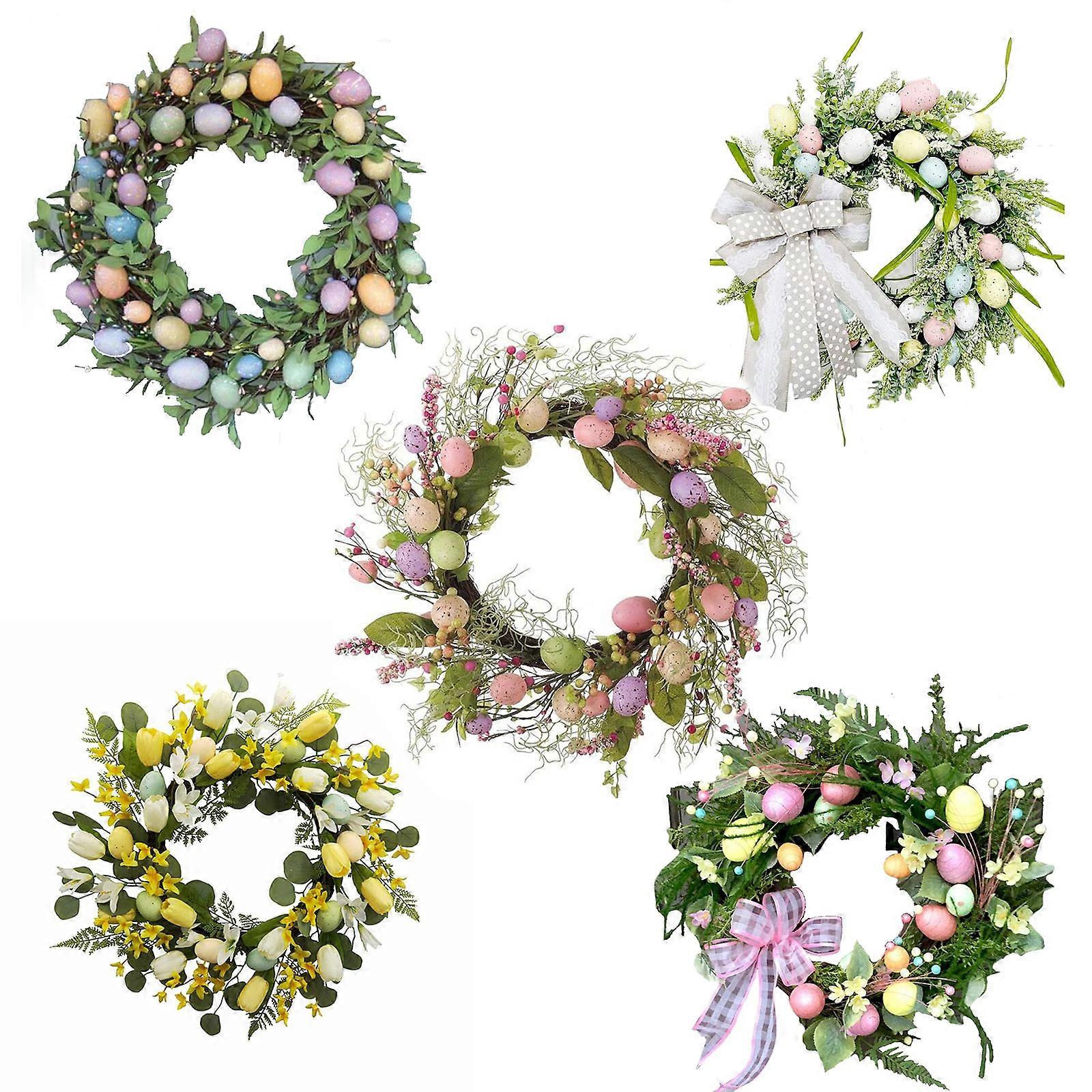 Easter Colorful Berry Wreath  Artificial Easter Wreath Easter Egg Wreath Easter Celebration