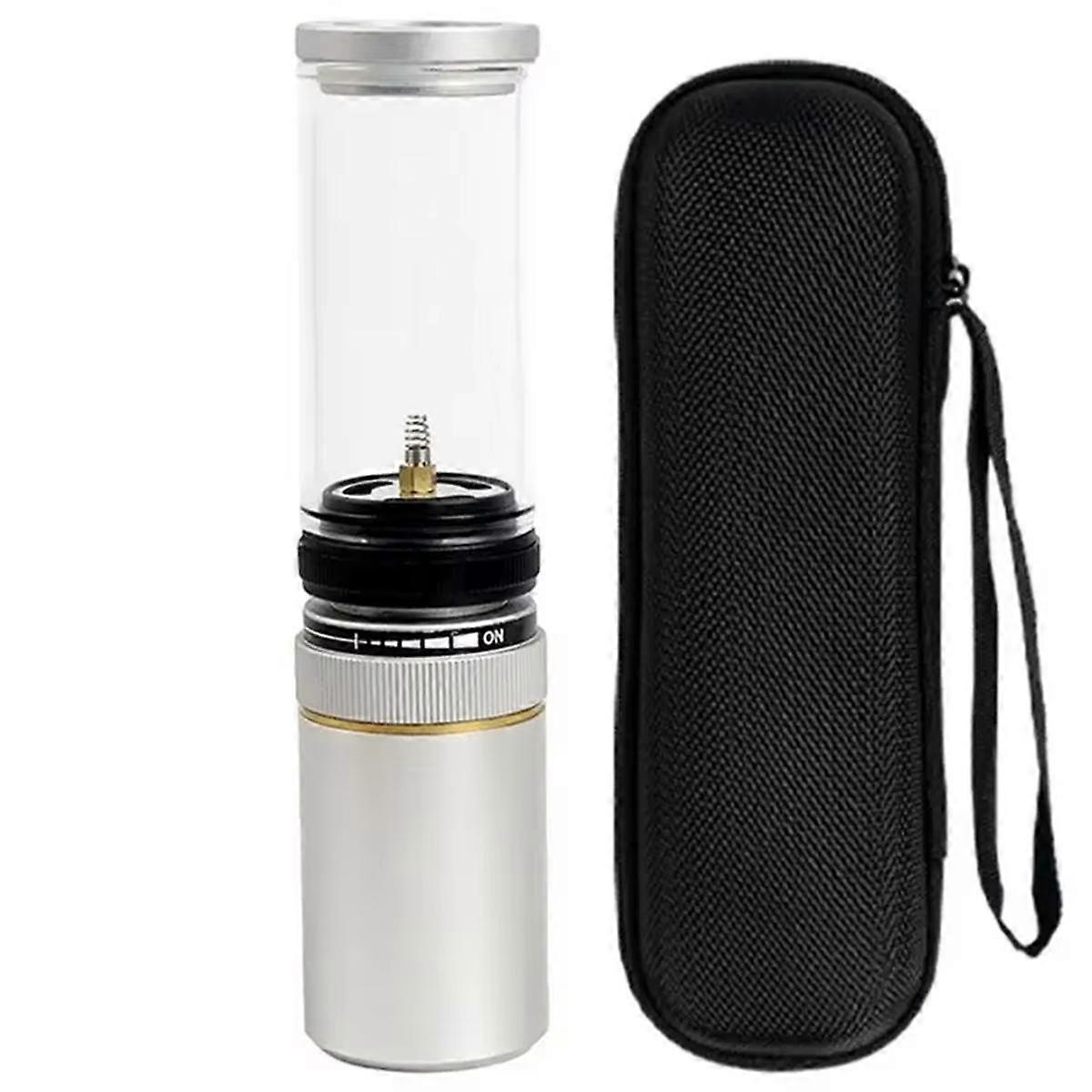 Windproof Portable Gas Lantern for Camping Adjustable Outdoor Gas Candlelight Lamp for Mountaineeri