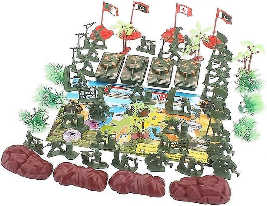 סט דמויות צעצוע של דמויות חיילי צבא, חיילי צעצוע דמויות מיני צבא פלסטיק דמויות אנשי צבא צבא אביזרים לילדים ולמבוגרים, 41p