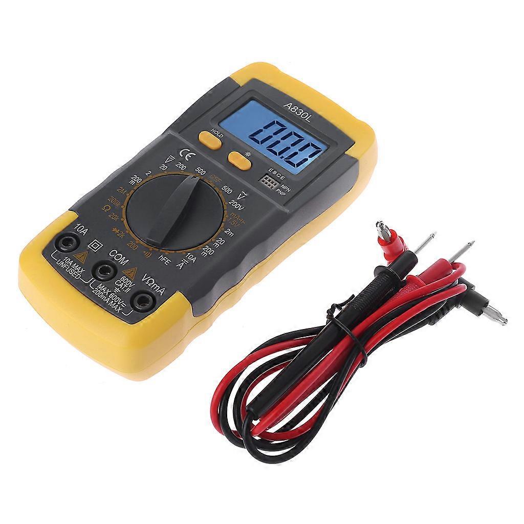  Handheld LCD Digital Multimeter A830L AC/for DC Voltage Current Resistance Teste