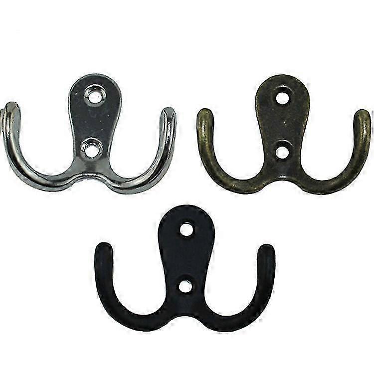 3opcs Alloy Wall Hooks Clothes Hanging Hooks Laundry Decoration Hooks