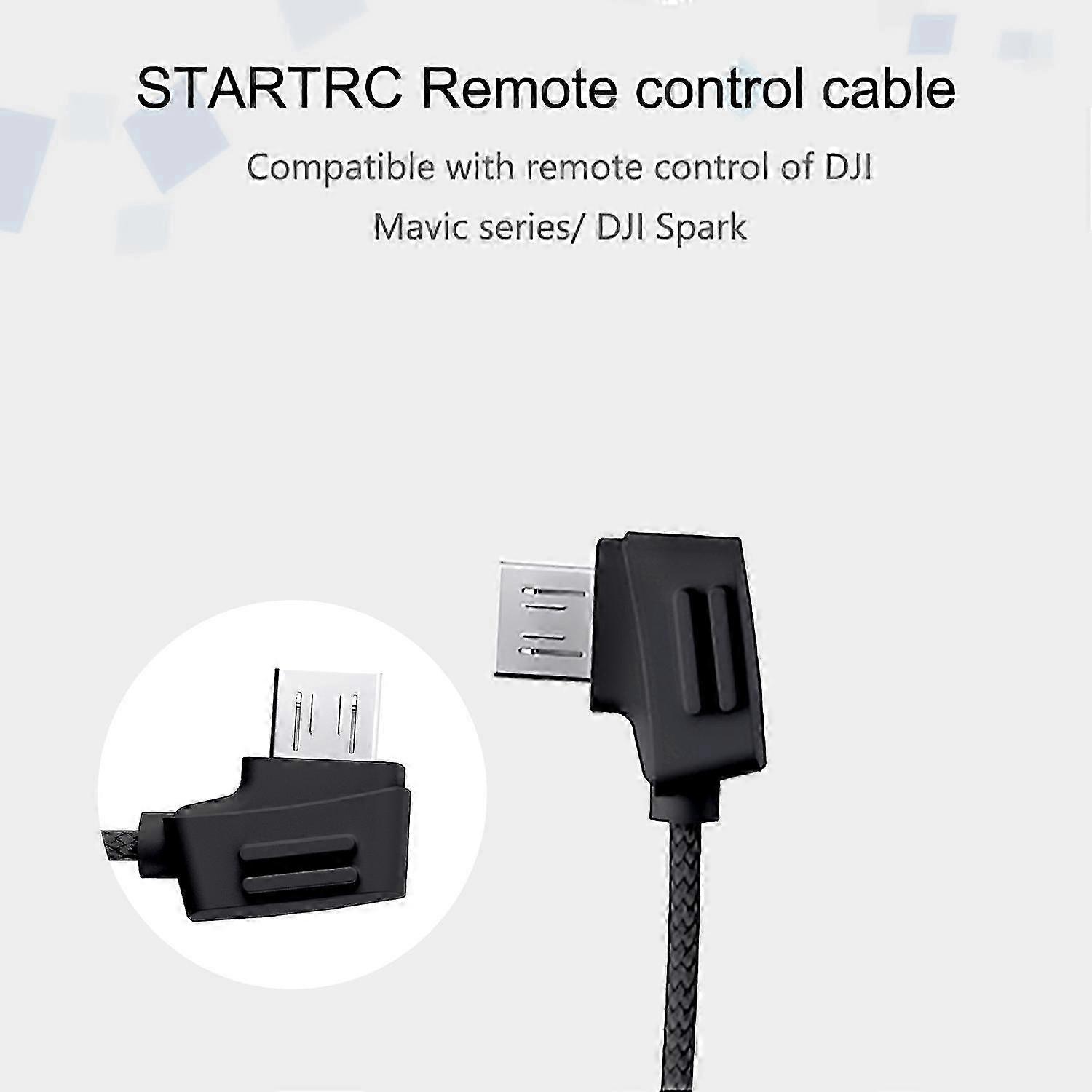 STARTRC For DJI Mavic Mini/Mavic Pro/Mavic Air/Spark Remote Control Type-C to Micro Cable Data Cord