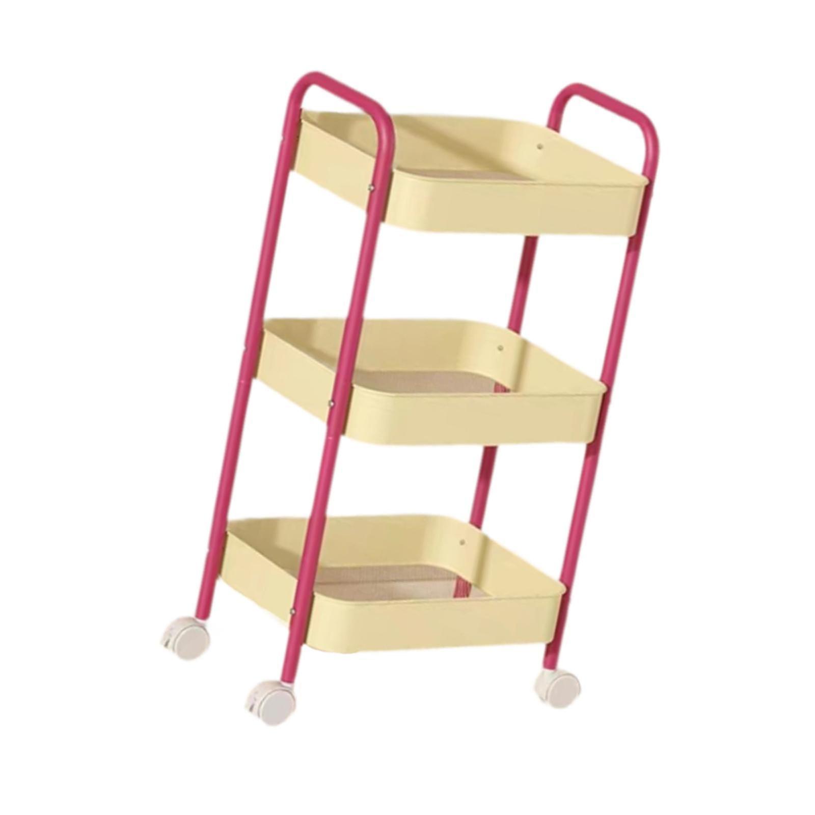 עגלת שירות עגלת מטבח רב תכליתית לחדר ילדים ביתי חדר כביסה בז'