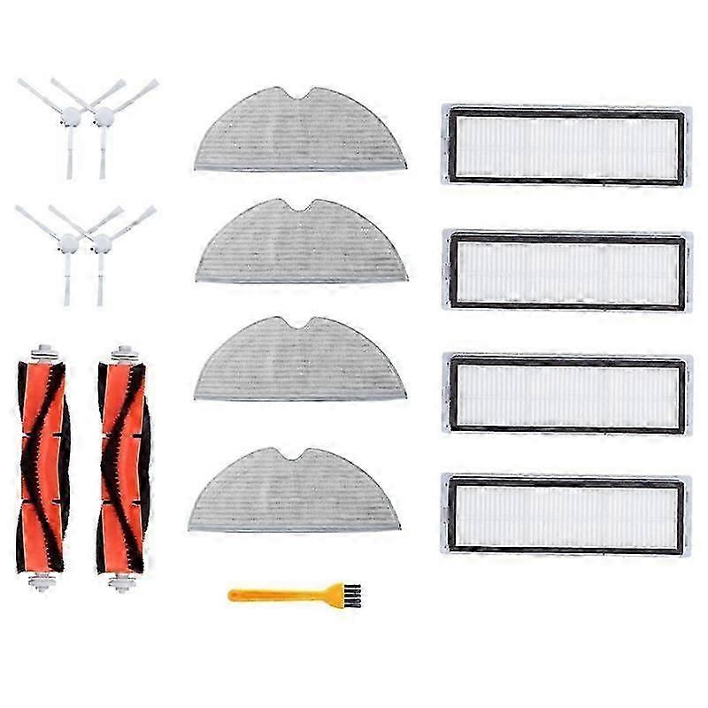 For 1C 2C 1T F9 Robot Vacuum Accessories Roller Brush Side Brush Hepa Filter Mop Cloth