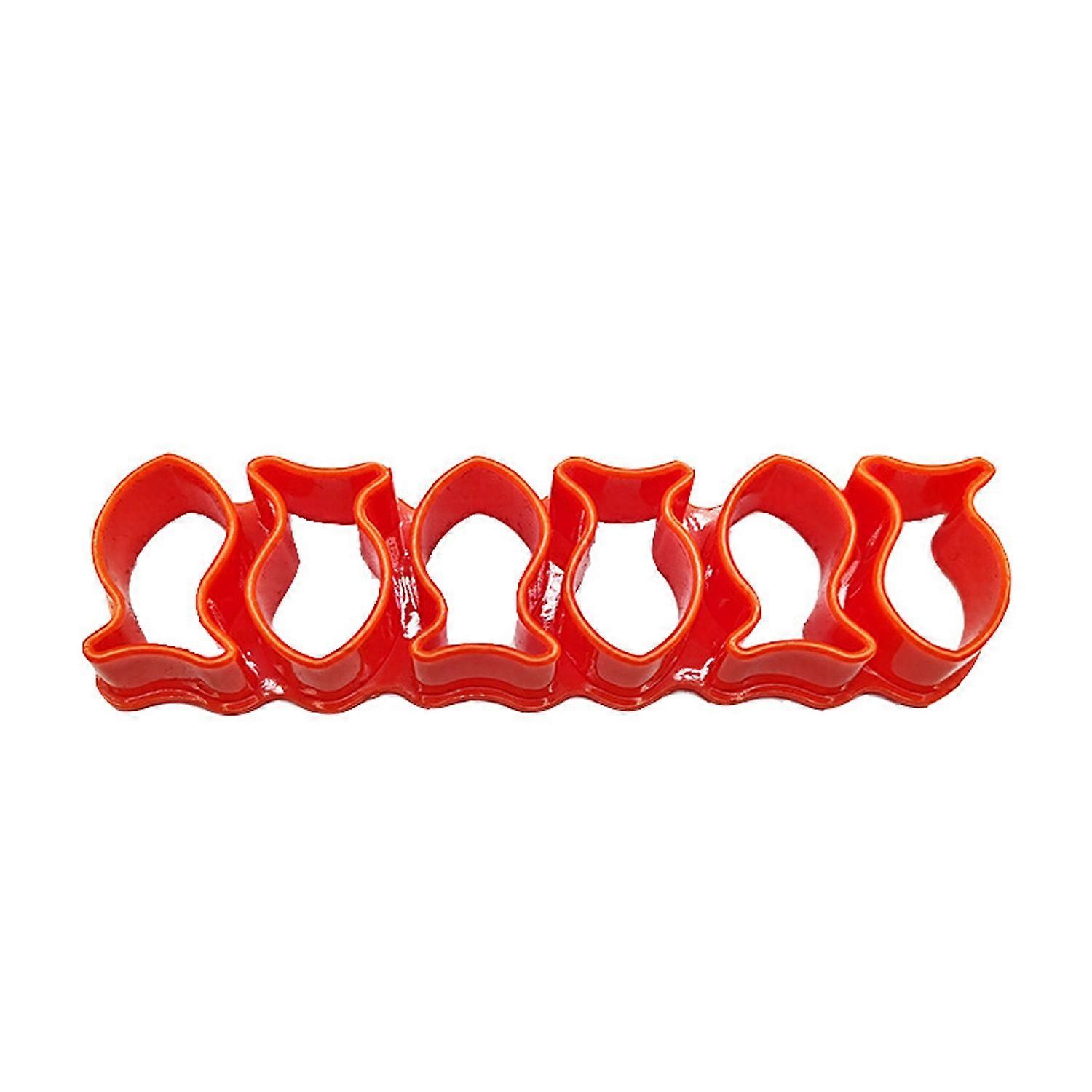 Goldfish Cracker Cutter Mini Plastic Reusable for Baking Cookie Tiny Fish Shaped Orange