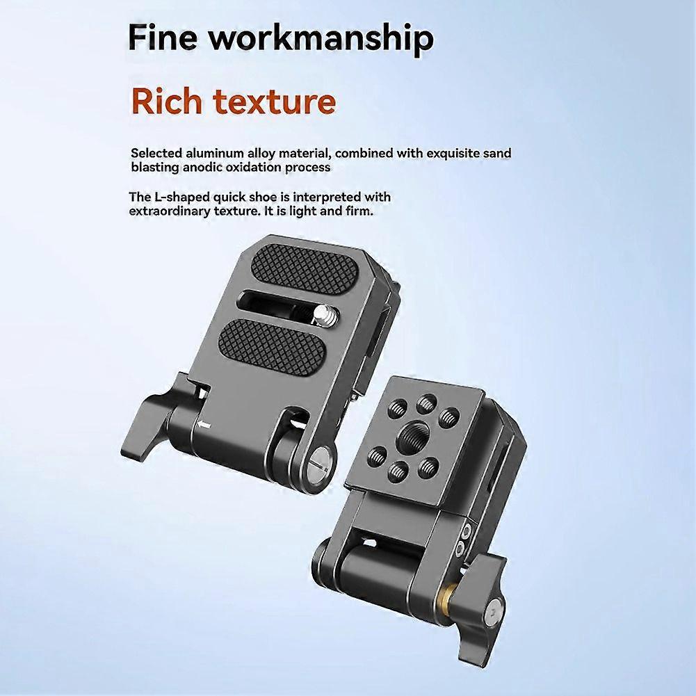 Folding Camera L Bracket Vertical Horizontal Switching Quick Release Plate DSLR Cameras Stabilizer