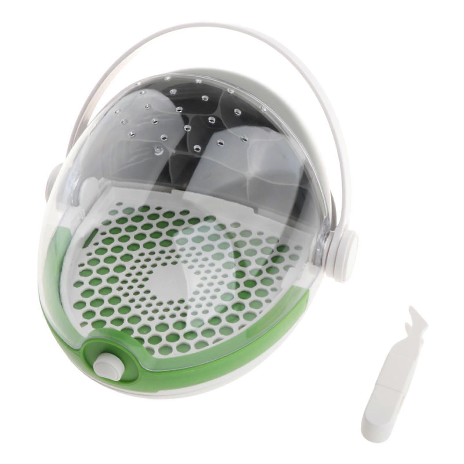 Silkworm Breeding Set for Kids with Handle Portable Educational Habitat Case