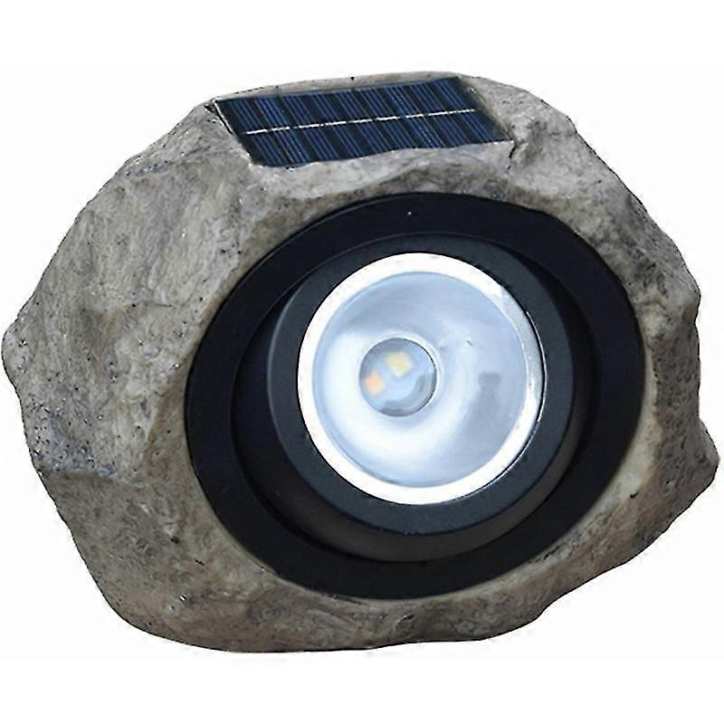 Solar Powered Lamp Simulation Stone Lawn Lamp