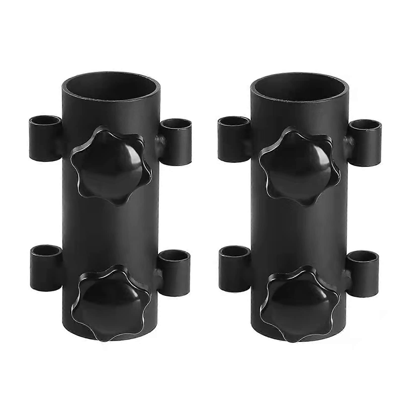 2 Pack Reinforced Tent Holders for Camping, Heavy Duty Steel, Adjustable Size, Suitable for All Tent Types