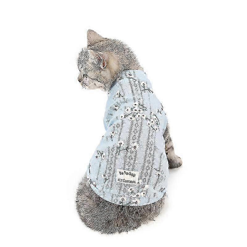 Höst- och vinterkattkläder väst husdjurskläder