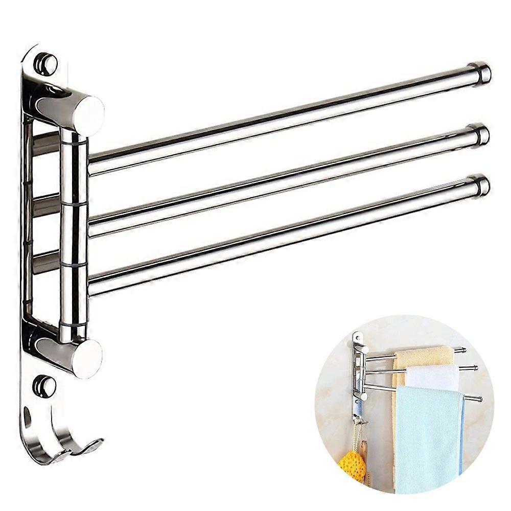 Wall Mounted Swing Towel Bar Stainless Steel fast
