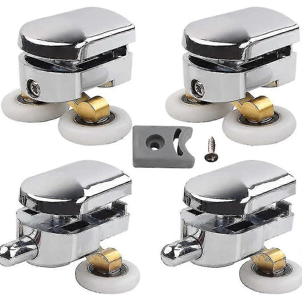 4pcs 25mm Shower Door Rollers Sliding Shower Doors Wheels Replacement Roller Runner Wheel