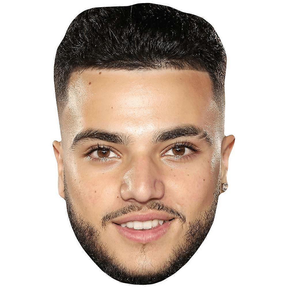 Junior Savva Andreas Andre (Beard) Celebrity Mask, Flat Card Face