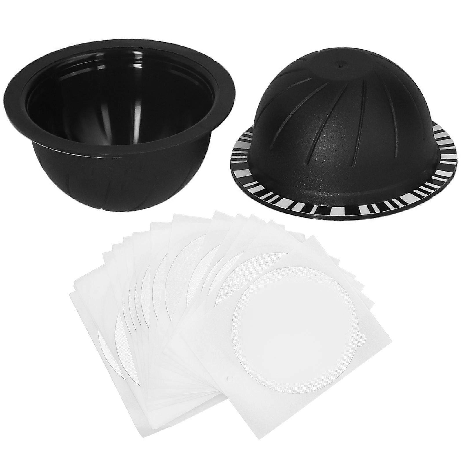 230ml Coffee Capsule Filter Cup For Nespresso Vertuo Compatible With Disposable Aluminum Foil Accessory