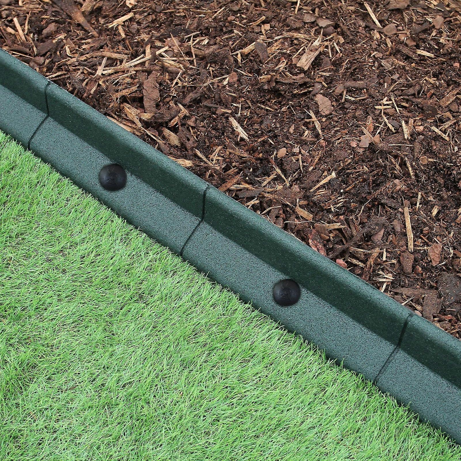 Flexible Lawn Edging Garden Border Grass Pathways Path Edge Vegetable Plot Flowerbed Raised Borders