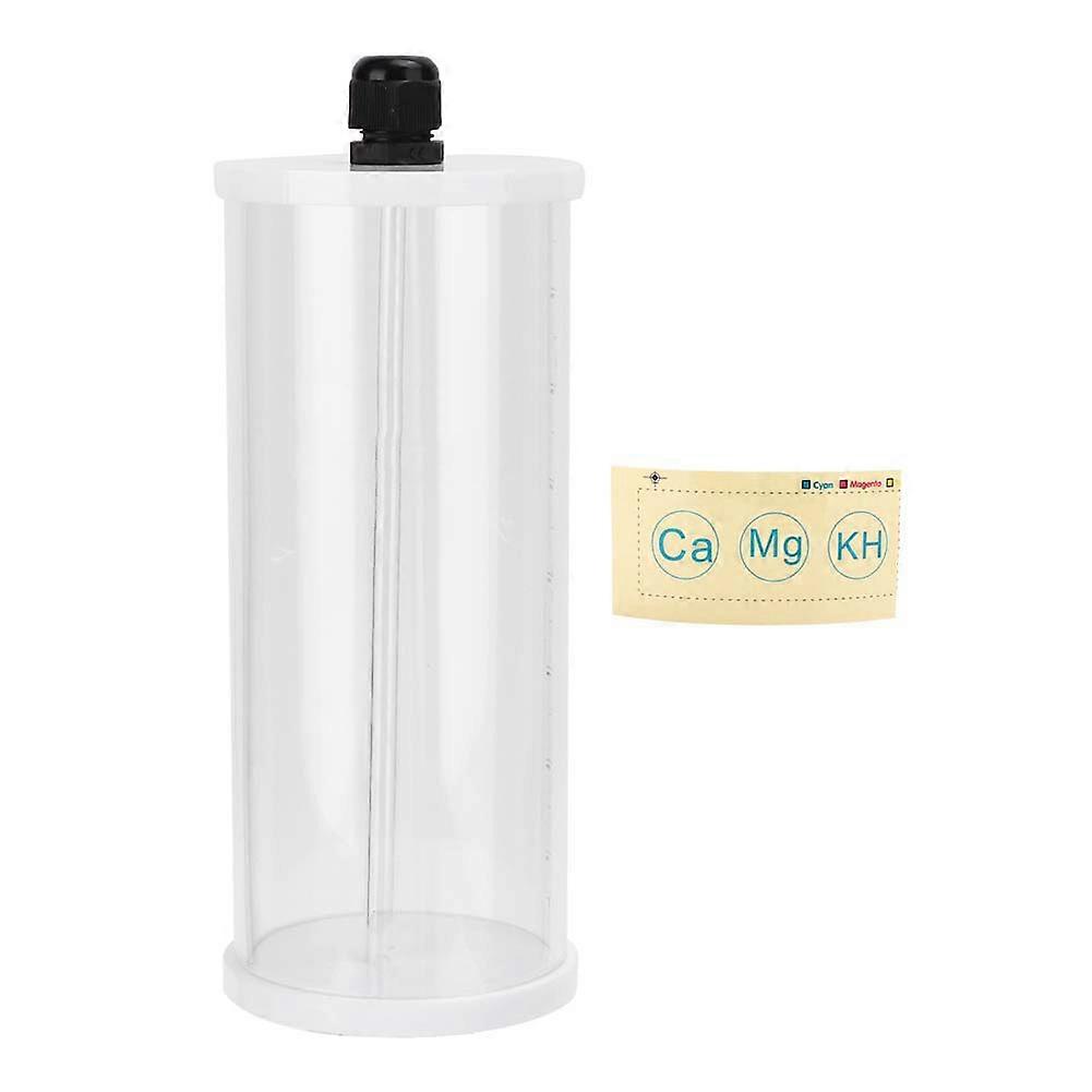 Aquarium 0.8L Acrylic Titration Barrel Pump Additives Liquid Storage Container Accessory with Scale