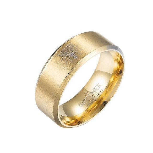 Punk Ring Gold Multi-witcher Stainless Steel Rings Luxury Fashion Wolf Head Jewelry Rings For Women Men High Quality Ring Bague