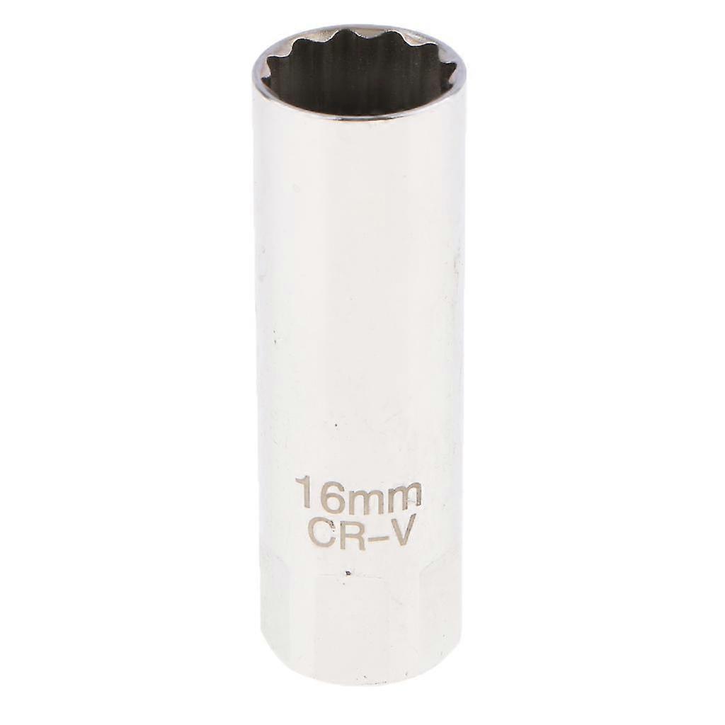 Auto Car Spark Plug Socket Thin Wall 3/8" Drive 12 Point 16mm