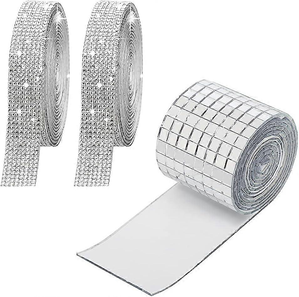 Smooth Edges Mini Square Glass Mirror Tiles, Suitable For Diy Decoration, Easy To Apply Mirror Mosaics With Glass Material Add A Touch Of Elegance To