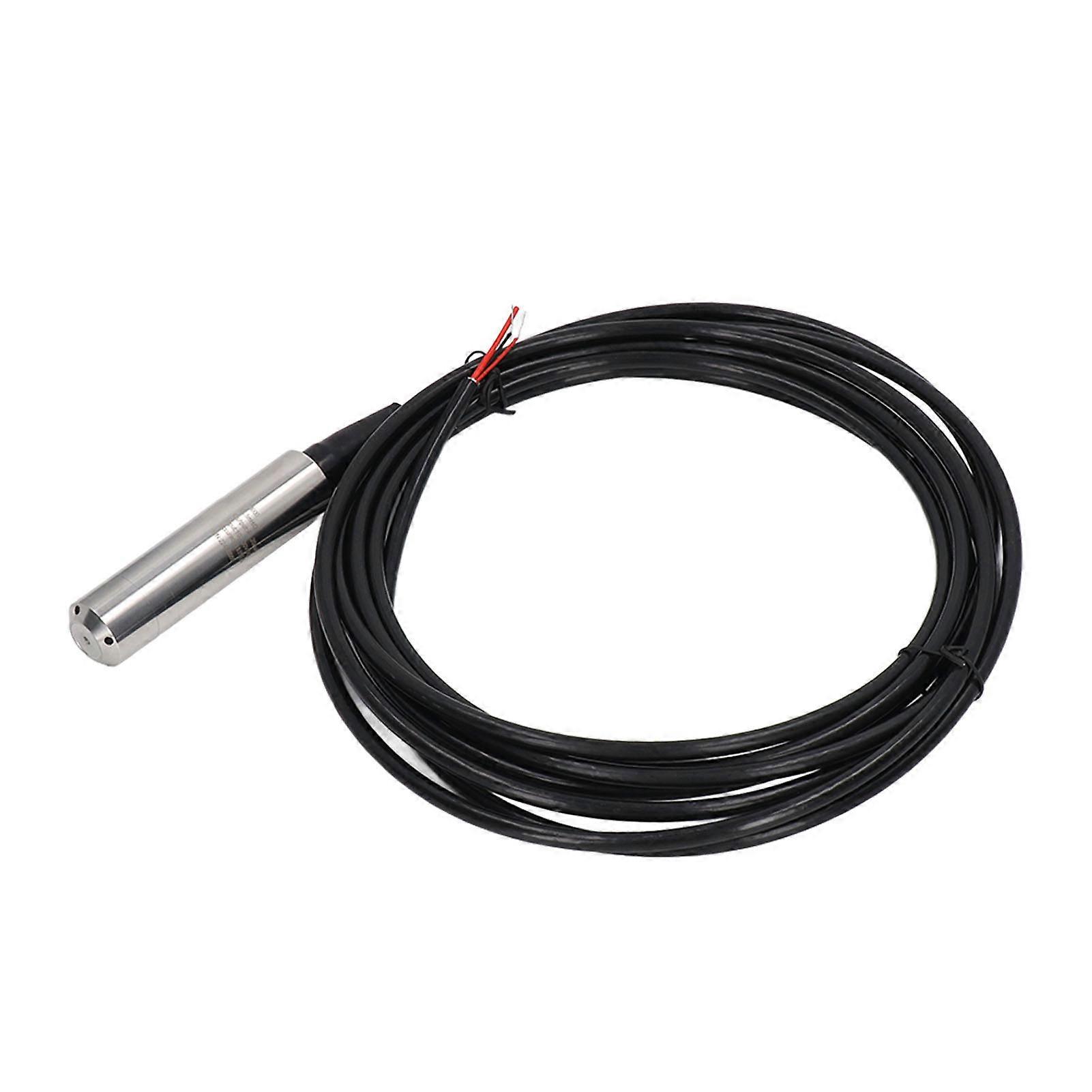 Liquid Transmitter High Accuracy 4‑20mA Anti Interference Input Type Water Level Sensor Probe DC10‑36V